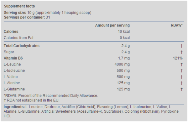 Pharma First - 8:1:1 BCAA (315 gr.)